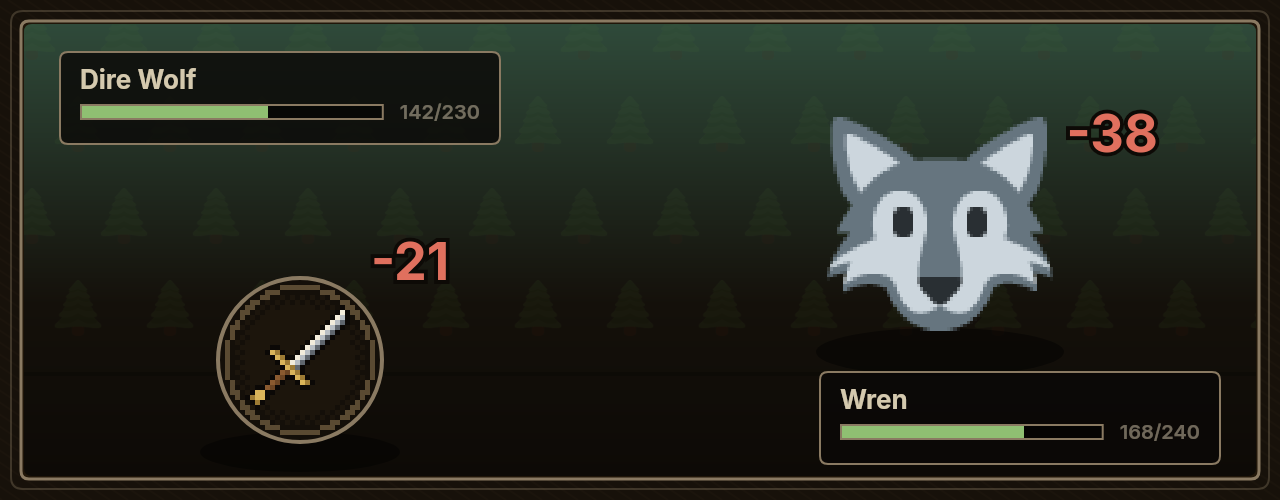 Fights you read, not just click